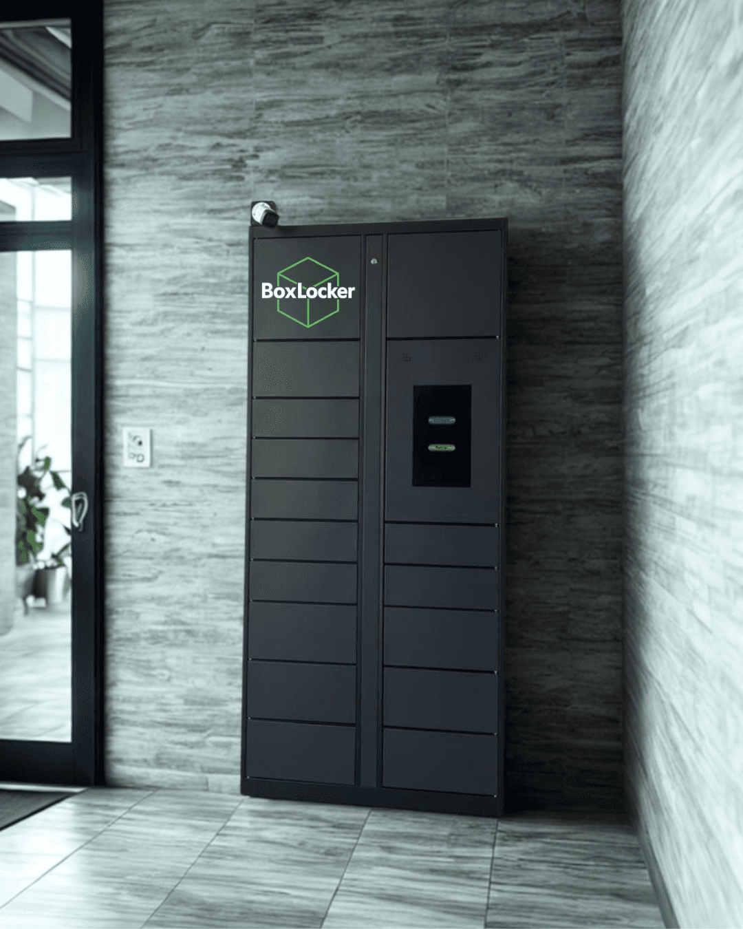 Armário inteligente BoxLocker instalado em condomínio