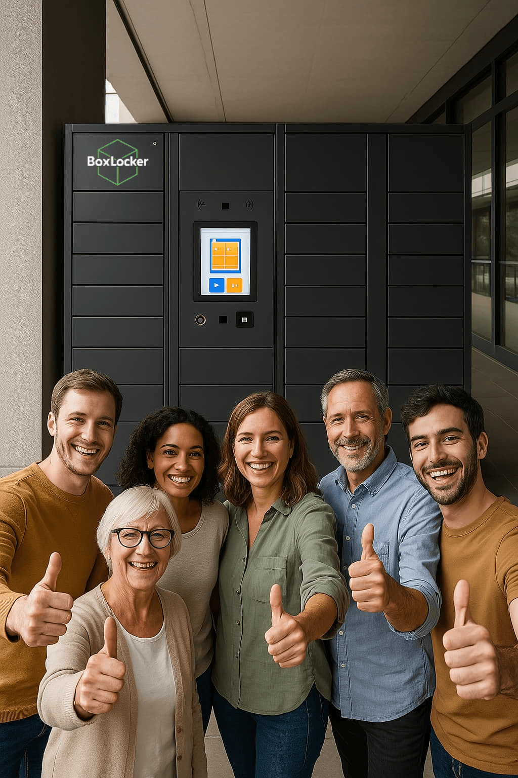 Moradores satisfeitos com BoxLocker